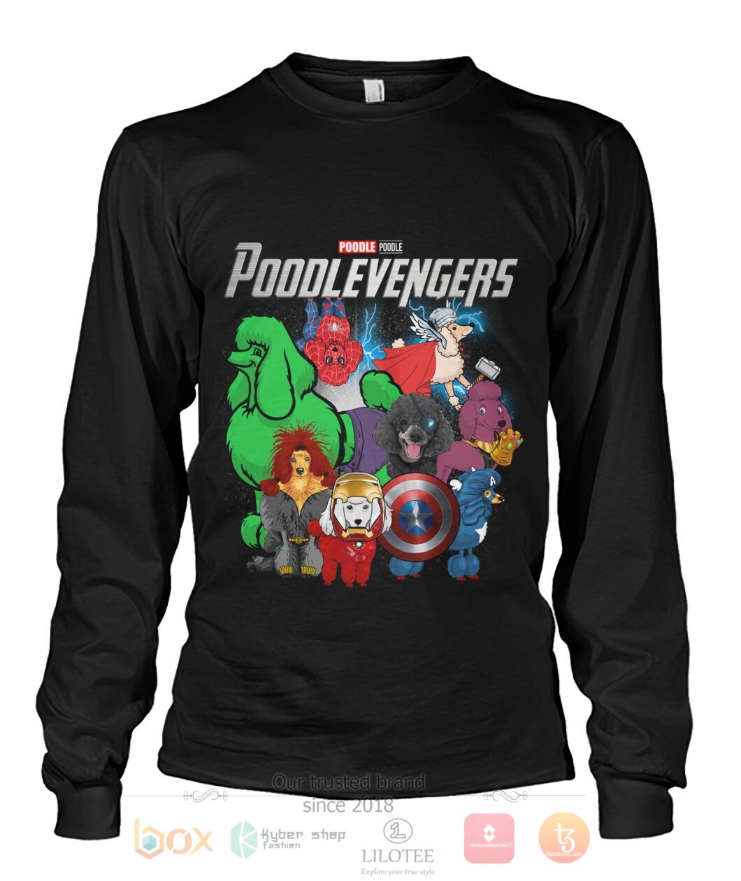 TOP Poodlevengers 3D Hoodie, T-Shirt 6