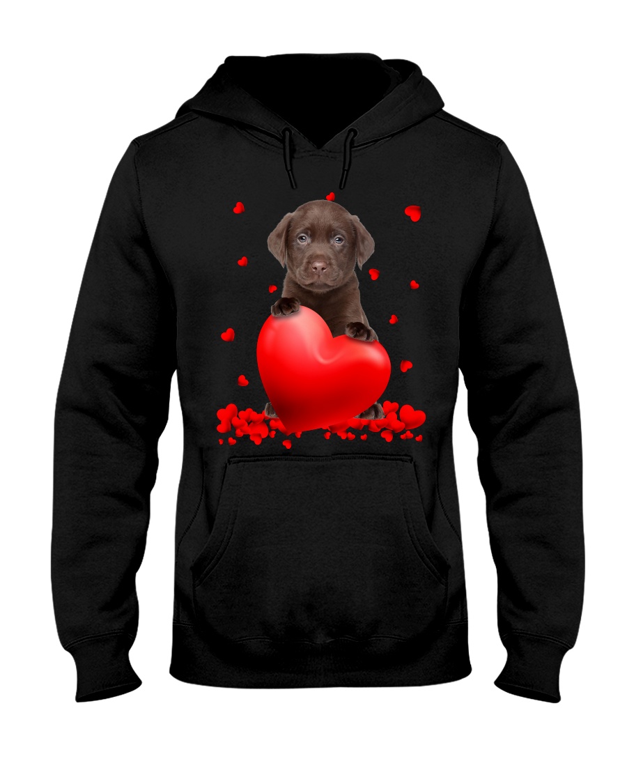 NEW Labrador Chocolate Valentine Hearts shirt, hoodie 25