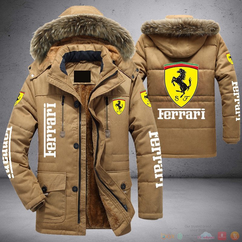 Ferrari Parka Jacket Coat 3 Ferrari Parka Jacket Coat - Image 3