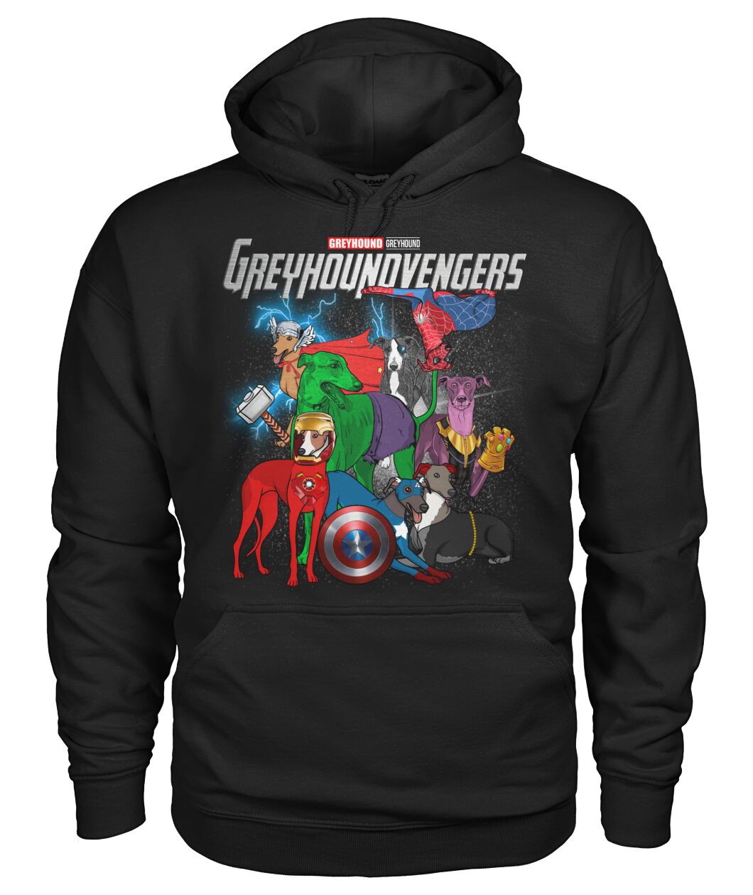 Greyhoundvengers 3D Hoodie, Shirt 9