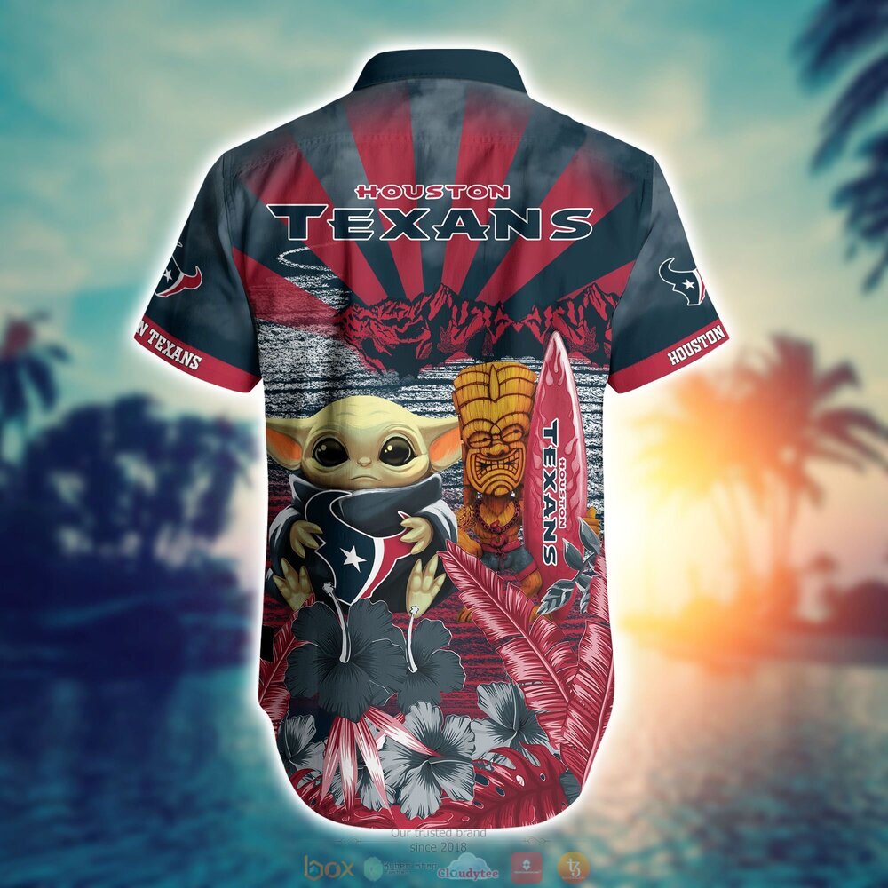 BEST Baby Yoda Houston Texans NFL Hawaiian Shirt, Shorts 3