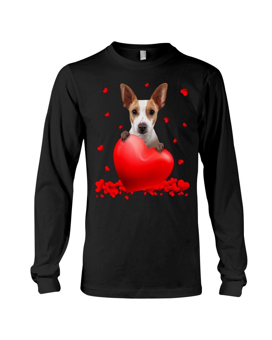NEW Tan Rat Terrier Valentine Hearts shirt, hoodie 23