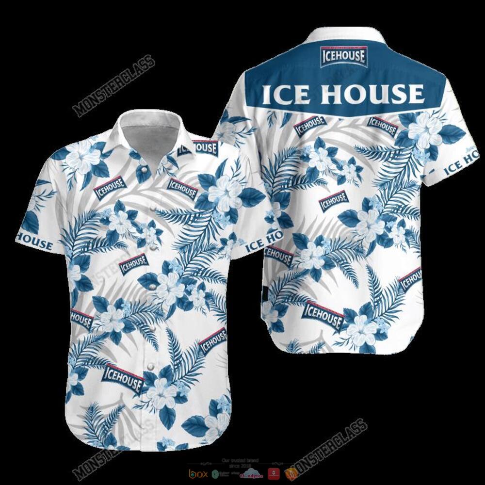 Ice House Tropical Plant Hawaiian Shirt, Shorts 5