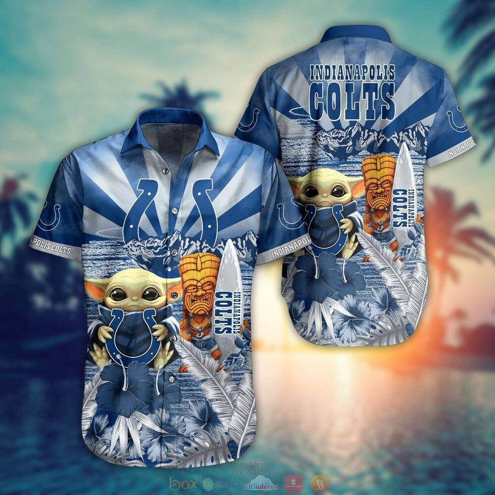 BEST Baby Yoda Indianapolis Colts NFL Hawaiian Shirt, Shorts 8