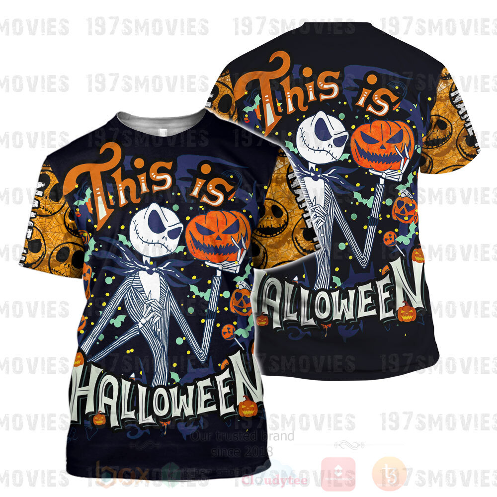 TOP Personalized Jack Skellington The Nightmare Before Christmas This Is Halloween 3D Hoodie, Shirt 2