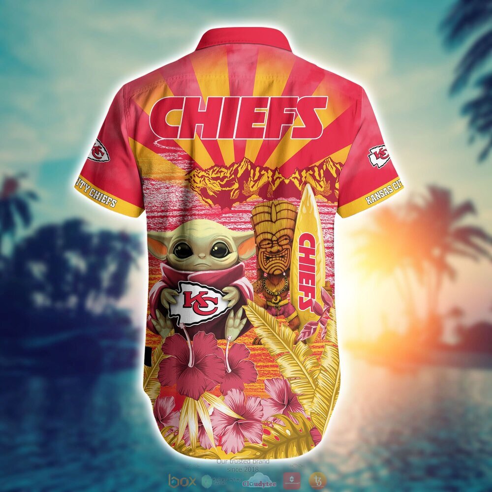 BEST Baby Yoda Kansas City Chiefs NFL Hawaiian Shirt, Shorts 6