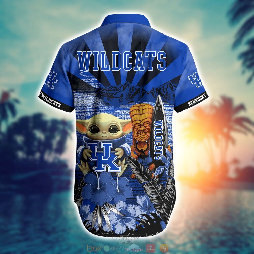 BEST Baby Yoda Kentucky Wildcats NCAA Hawaiian Shirt, Shorts 16