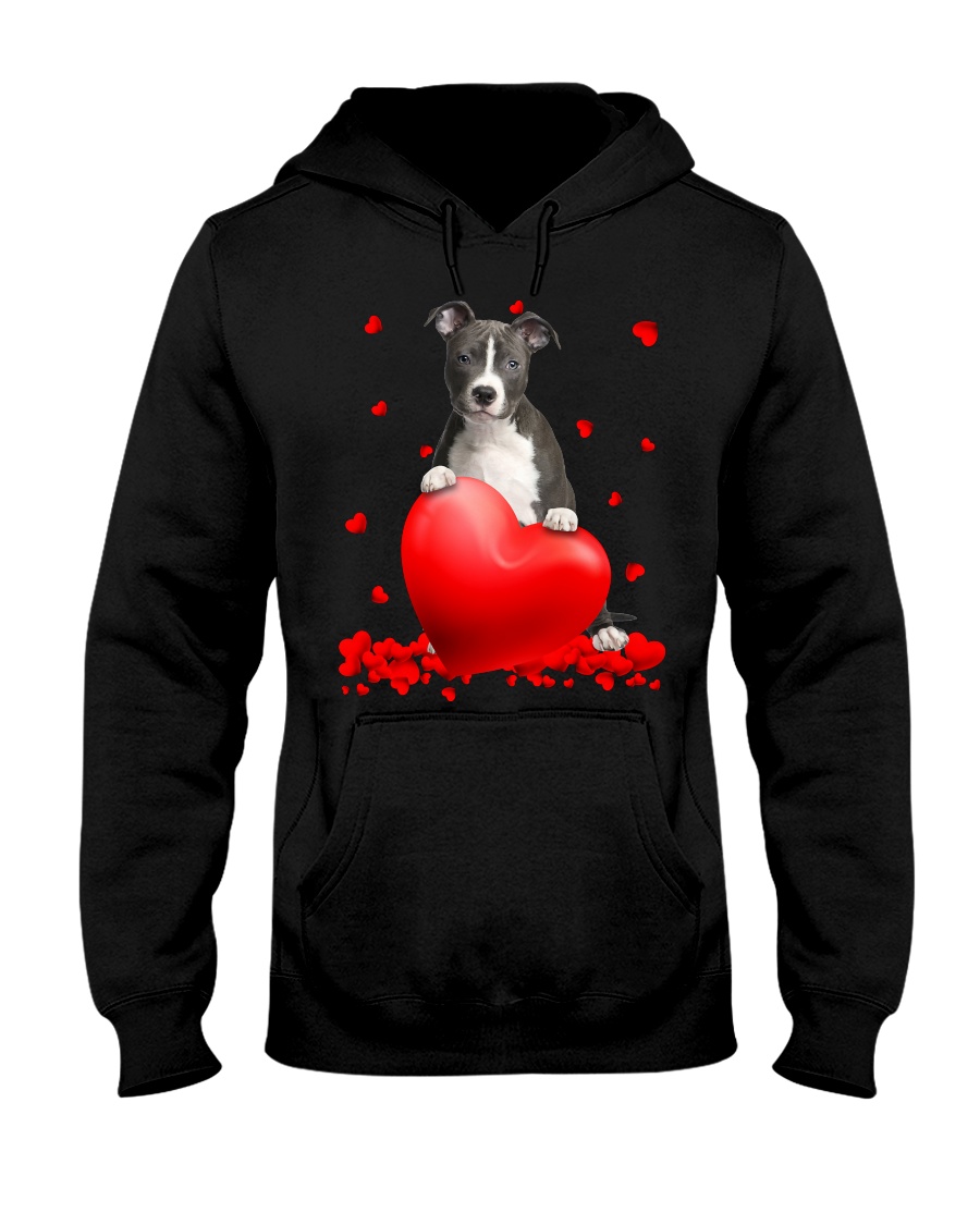 NEW Blue nose Pitbull Valentine Hearts shirt, hoodie 25
