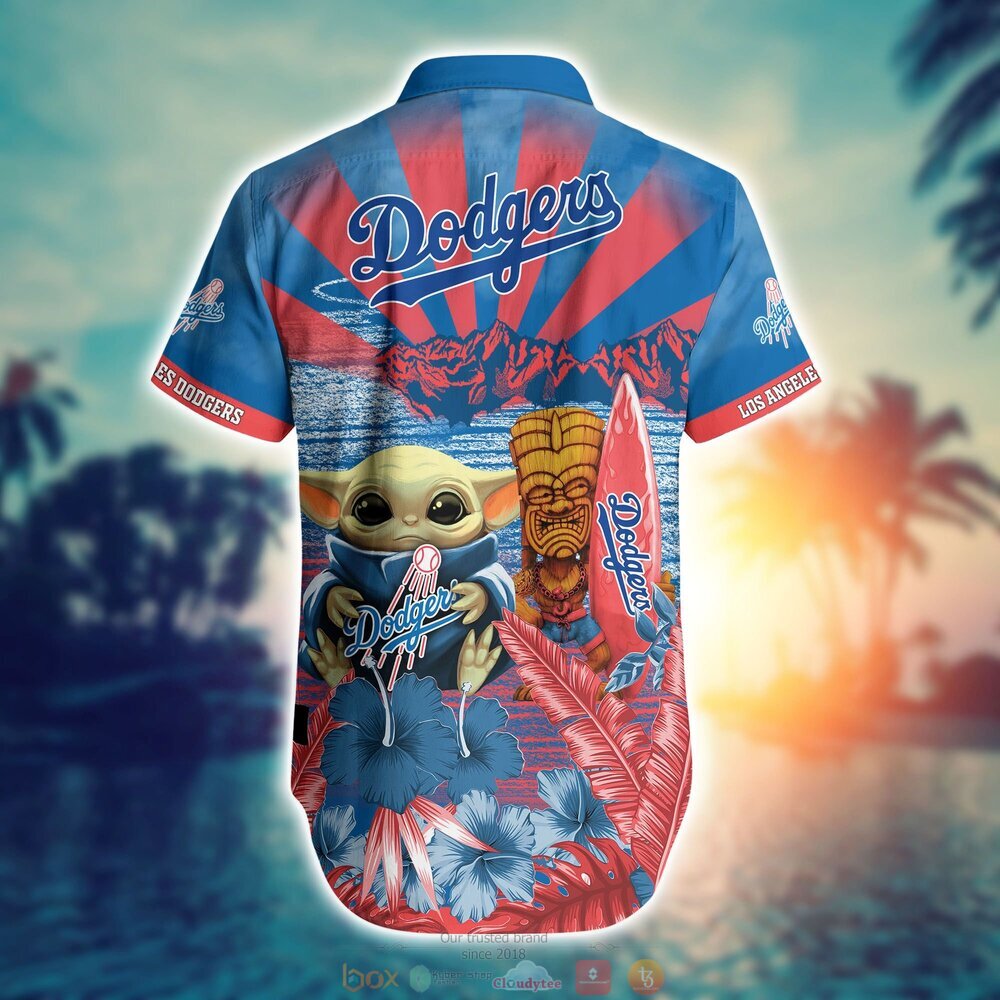 BEST Baby Yoda Los Angeles Dodgers MLB Hawaiian Shirt, Shorts 16