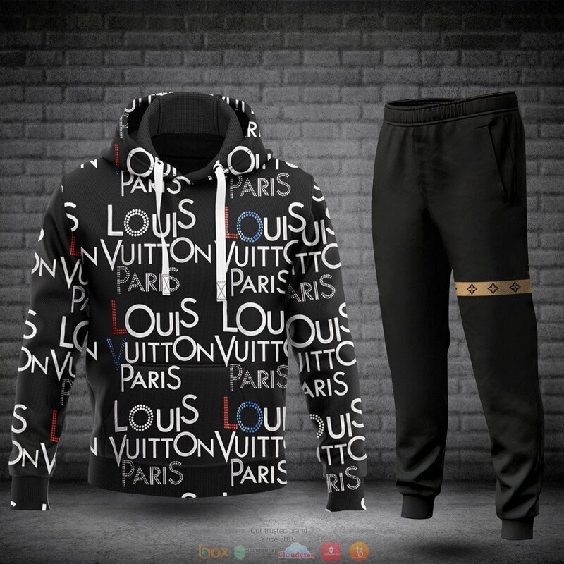 BEST Louis Vuitton Paris black full print 3d hoodie, bomber jacket 11