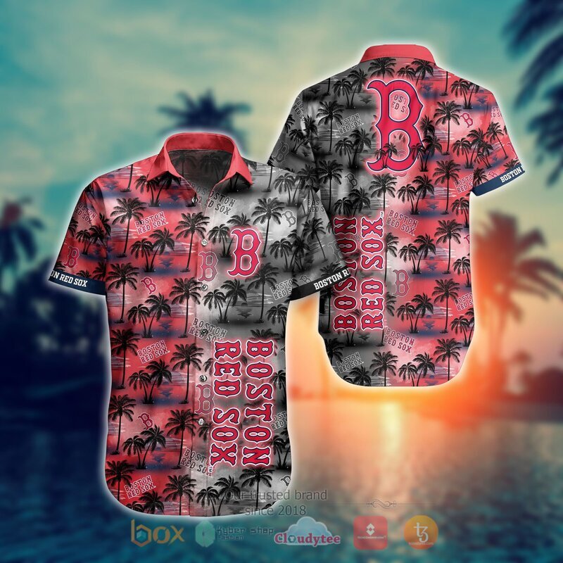 Boston Red Sox Style MLB Hawaiian shirt, Short 1