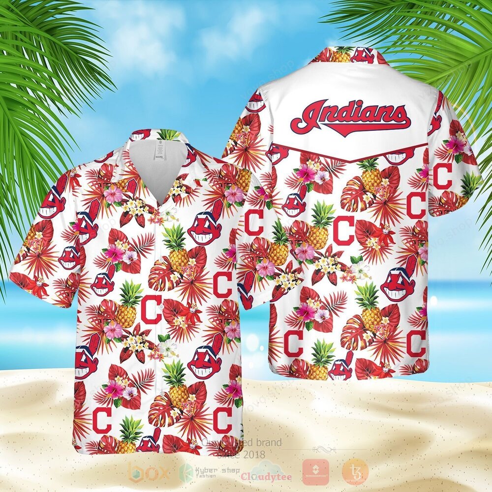 MLB Cleveland Guardians Hawaiian Shirt, Short 6