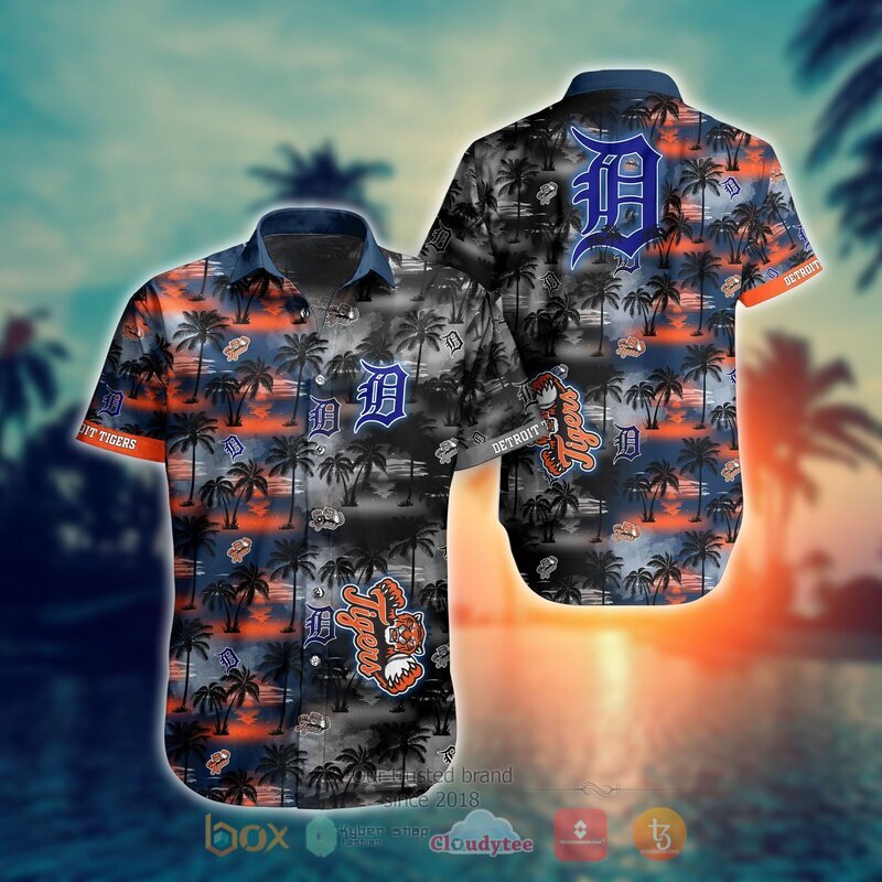 Detroit Tigers Style MLB Hawaiian shirt, Short 11