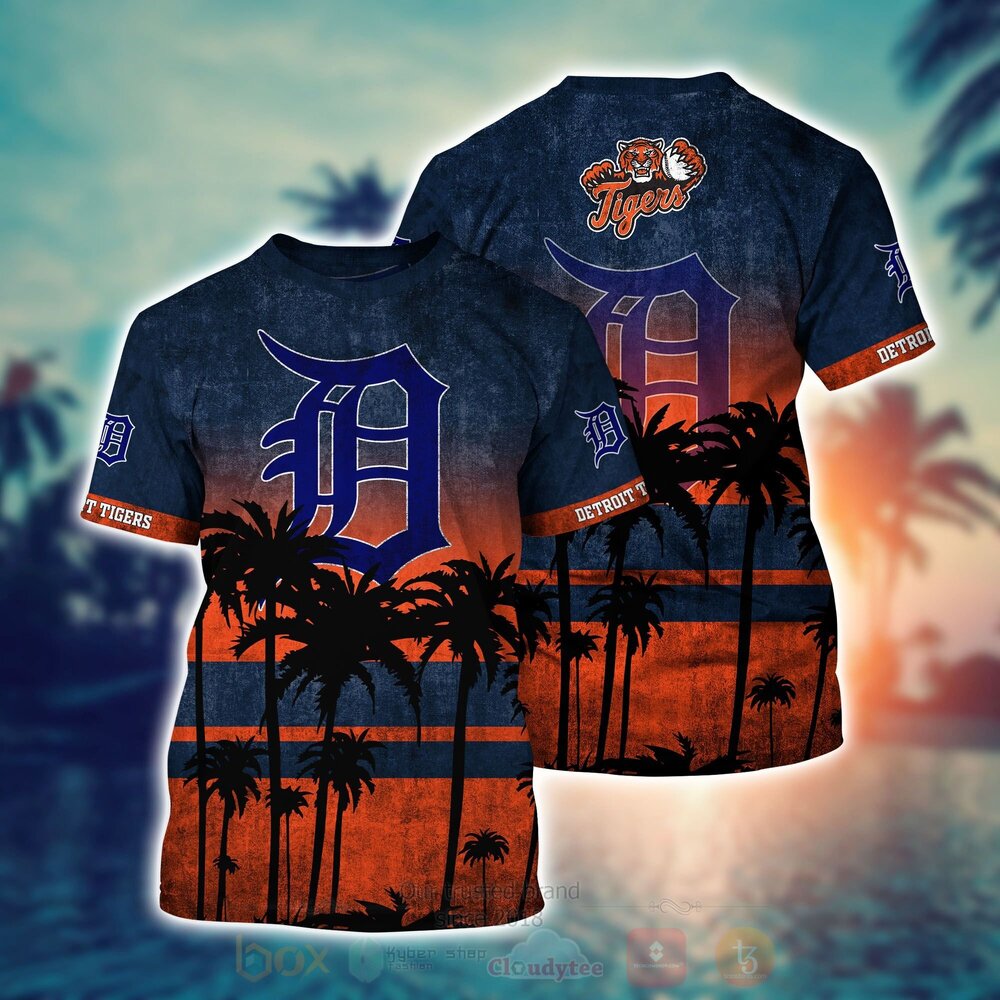 TOP MLB Detroit Tigers Short Sleeve Hawaiian Shirt, Short 16