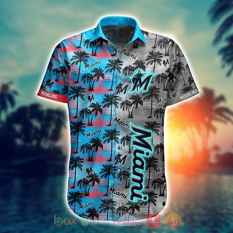 Miami Marlins Style MLB Hawaiian shirt, Short 5