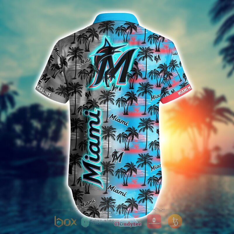 Miami Marlins Style MLB Hawaiian shirt, Short 16