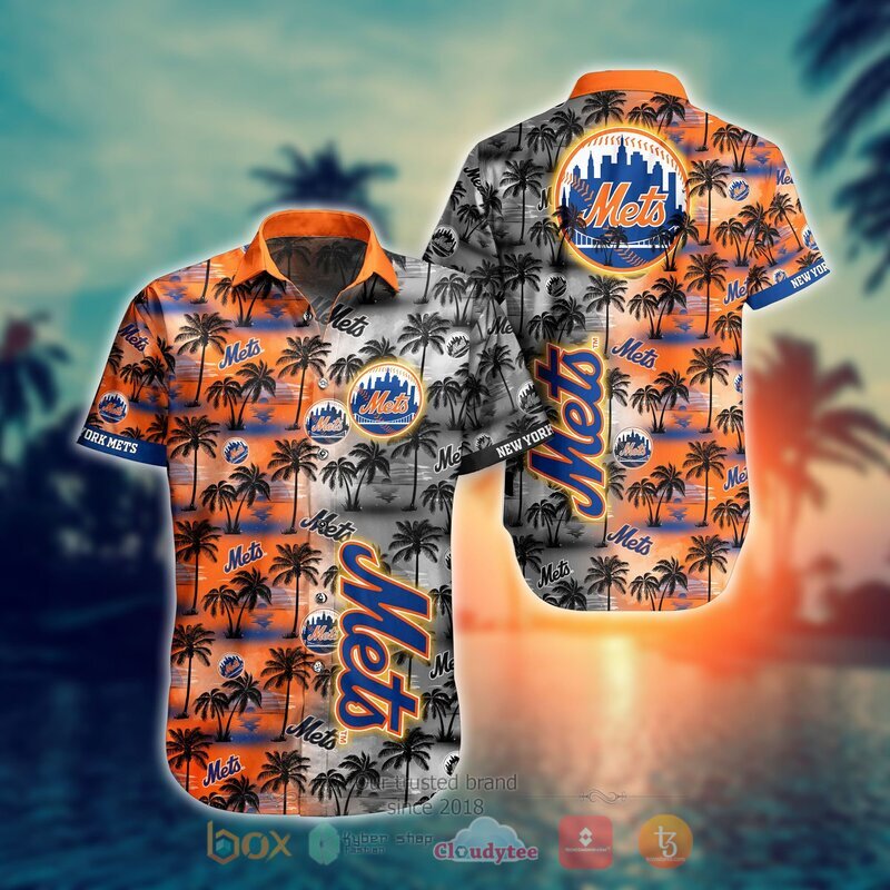 New York Mets Style MLB Hawaiian shirt, Short 9