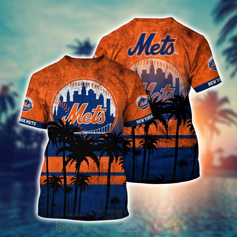 TOP MLB New York Mets Short Sleeve Hawaiian Shirt, Short 6