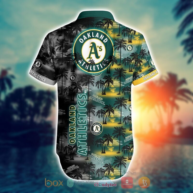 Oakland Athletics Style MLB Hawaiian shirt, Short 3