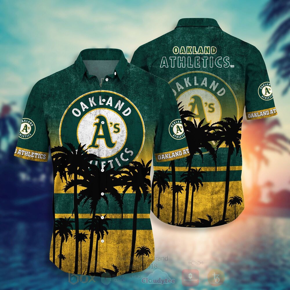 TOP MLB Oakland Athletics Short Sleeve Hawaiian Shirt, Short 13