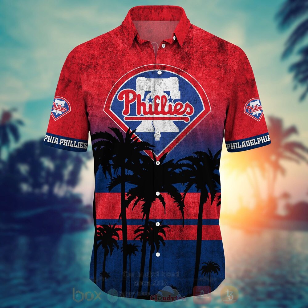 TOP MLB Philadelphia Phillies Short Sleeve Hawaiian Shirt, Short 7