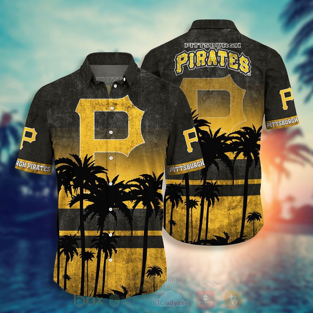 TOP MLB Pittsburgh Pirates Short Sleeve Hawaiian Shirt, Short 10
