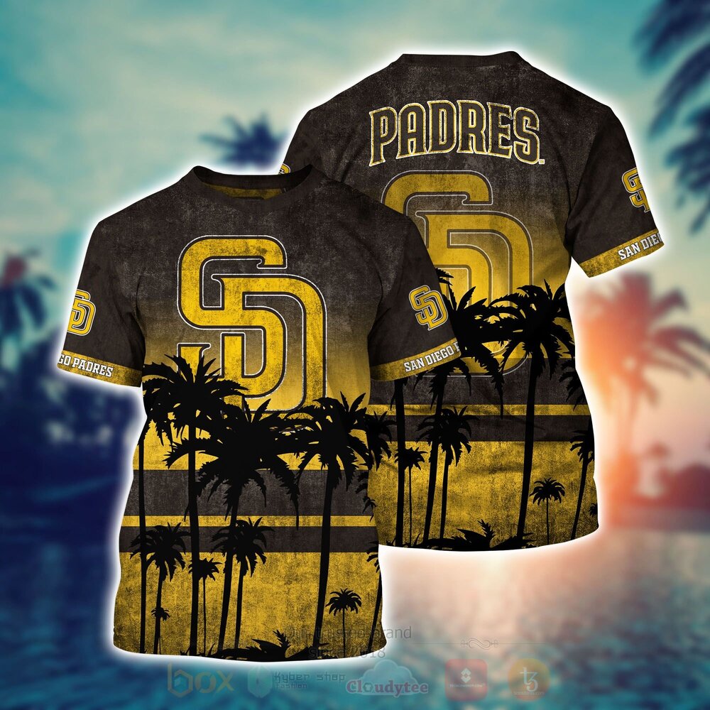 TOP MLB San Diego Padres Short Sleeve Hawaiian Shirt, Short 16