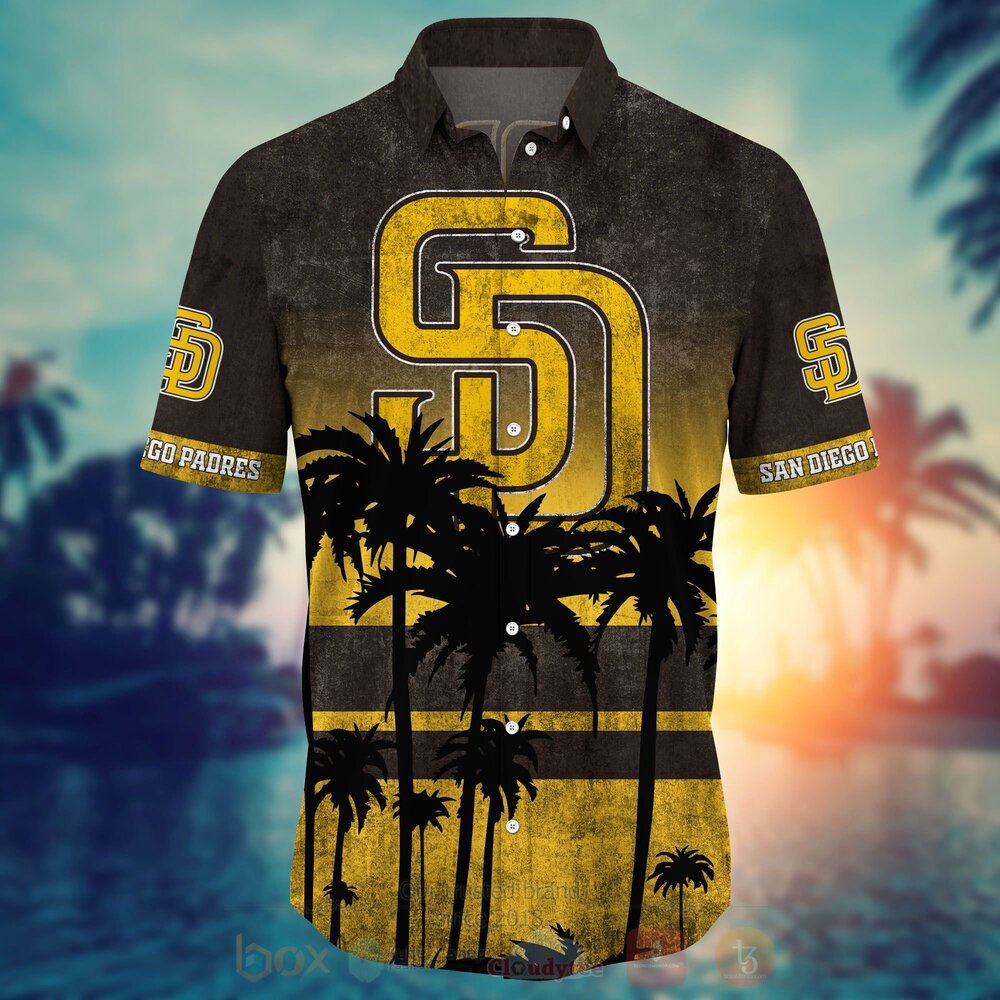 TOP MLB San Diego Padres Short Sleeve Hawaiian Shirt, Short 3