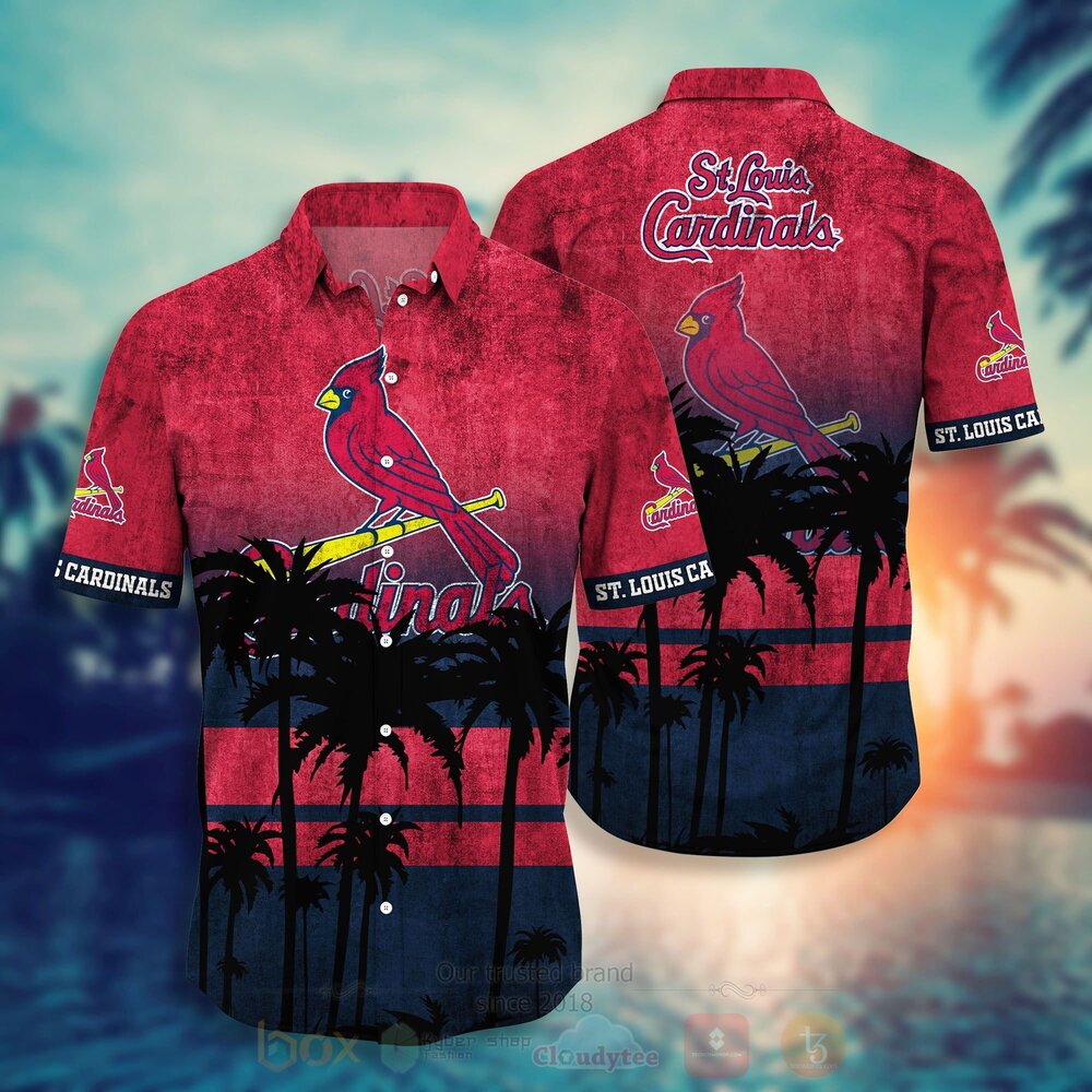 TOP MLB St. Louis Cardinals Short Sleeve Hawaiian Shirt, Short