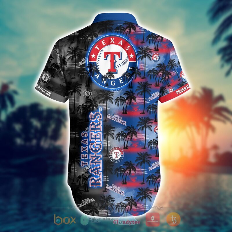 Texas Rangers Style MLB Hawaiian shirt, Short 3