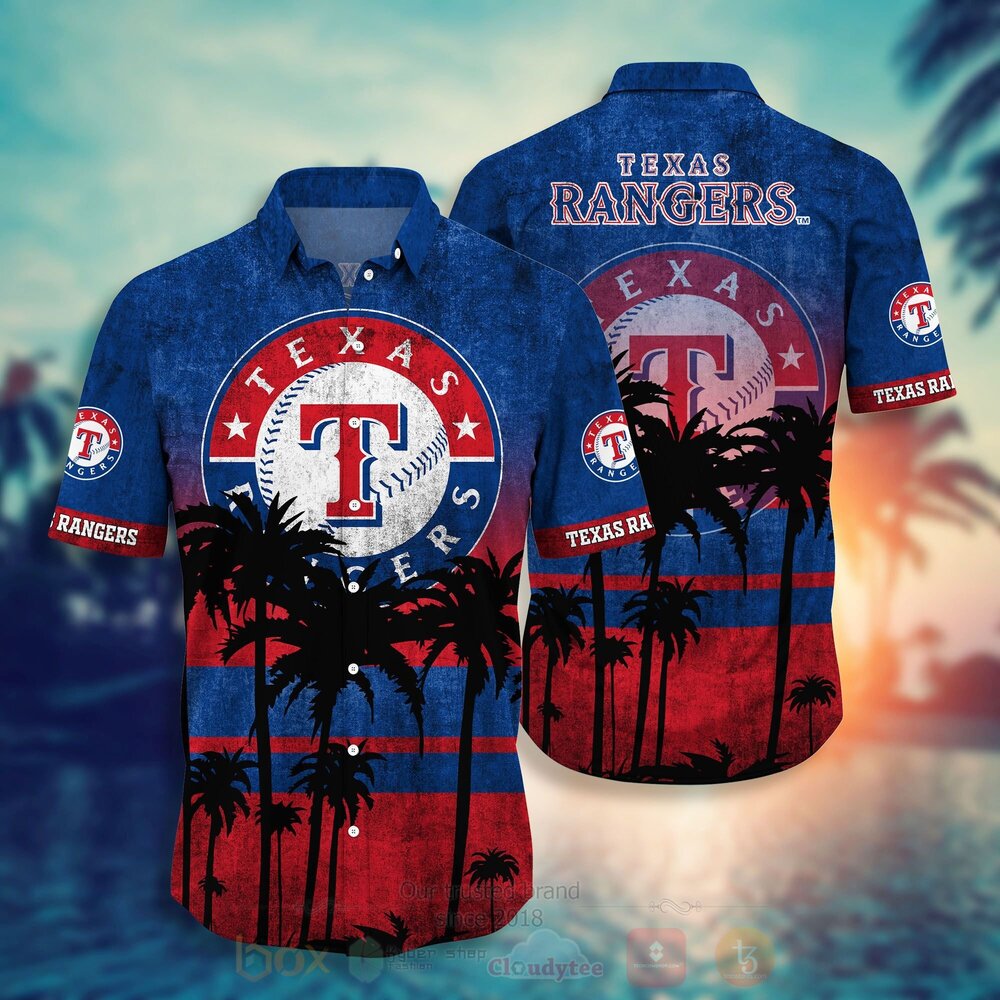 TOP MLB Texas Rangers Short Sleeve Hawaiian Shirt, Short 13