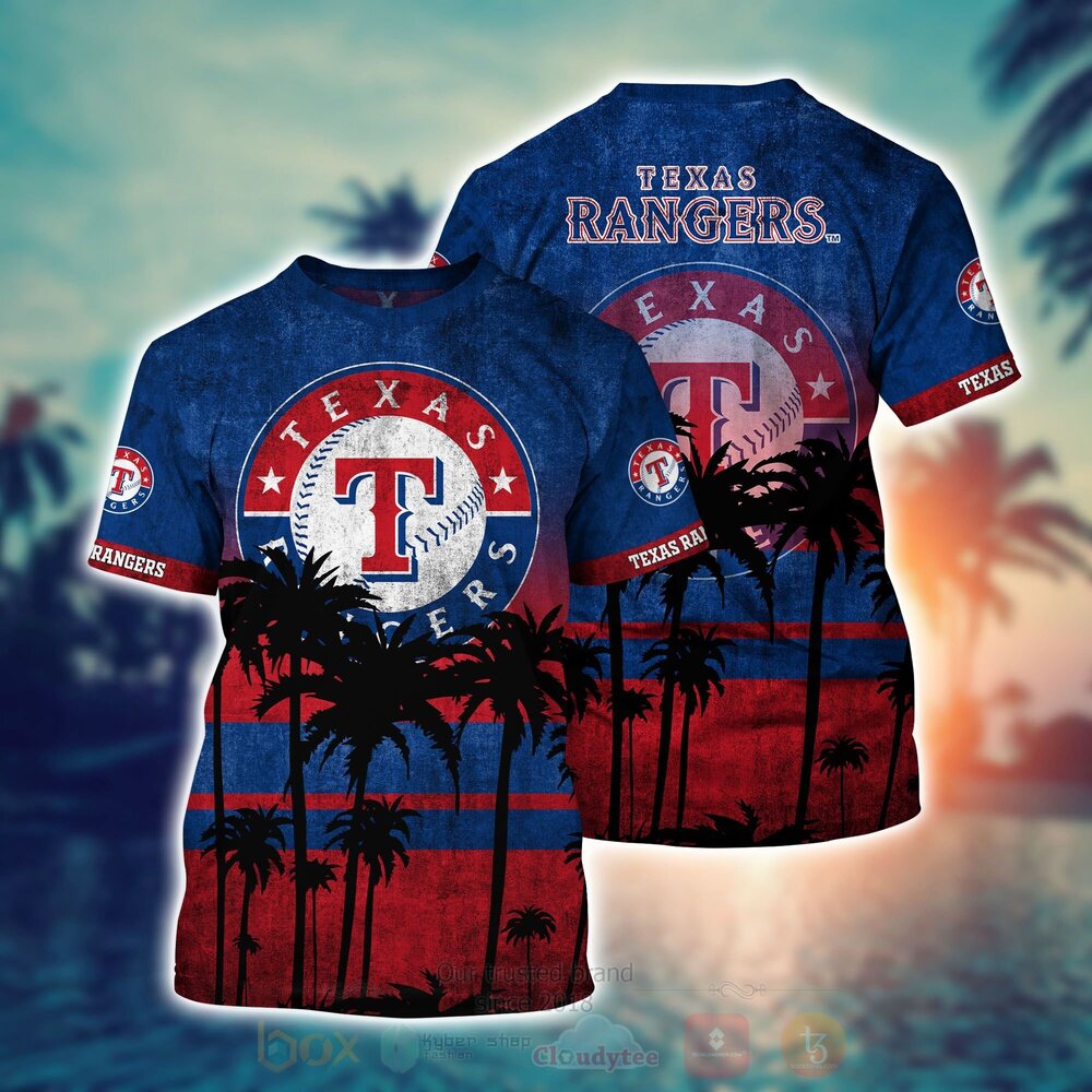 TOP MLB Texas Rangers Short Sleeve Hawaiian Shirt, Short 6