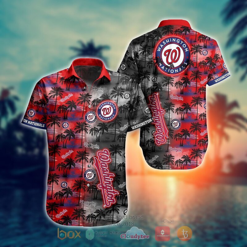 Washington Nationals Style MLB Hawaiian shirt, Short 9