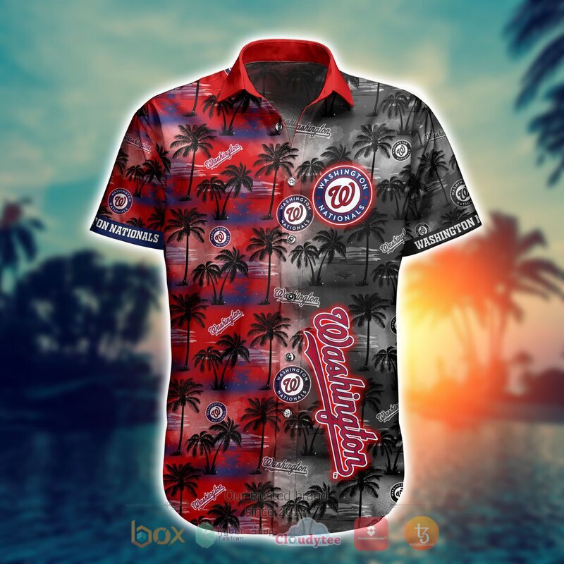 Washington Nationals Style MLB Hawaiian shirt, Short 2
