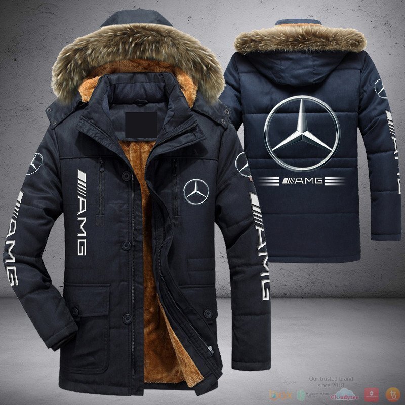 Mercedes AMG Parka Jacket Coat 4 Mercedes AMG Parka Jacket Coat - Image 4