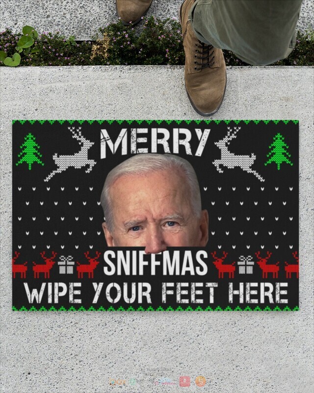 Biden Merry Sniffmas Wipe your feet here Biden Doormat 19