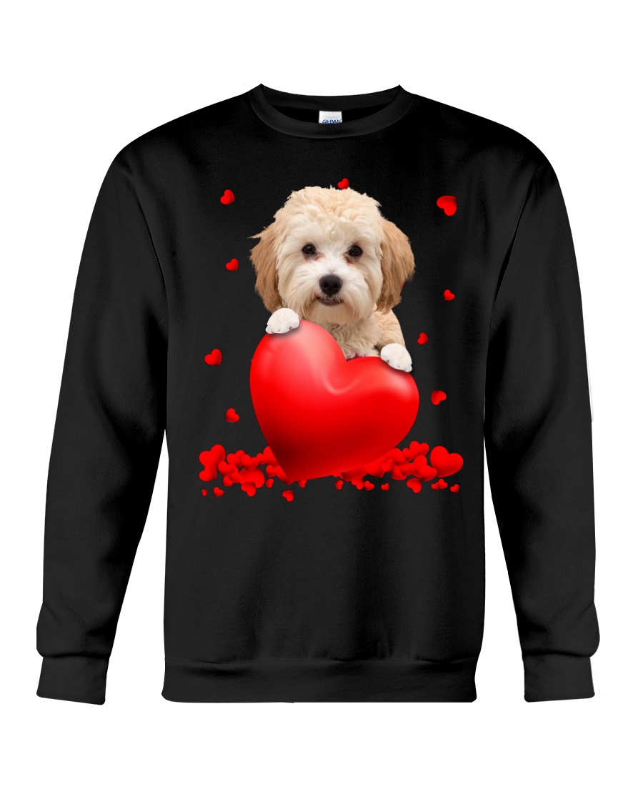 Morkie Poo Valentine Hearts shirt, hoodie 5
