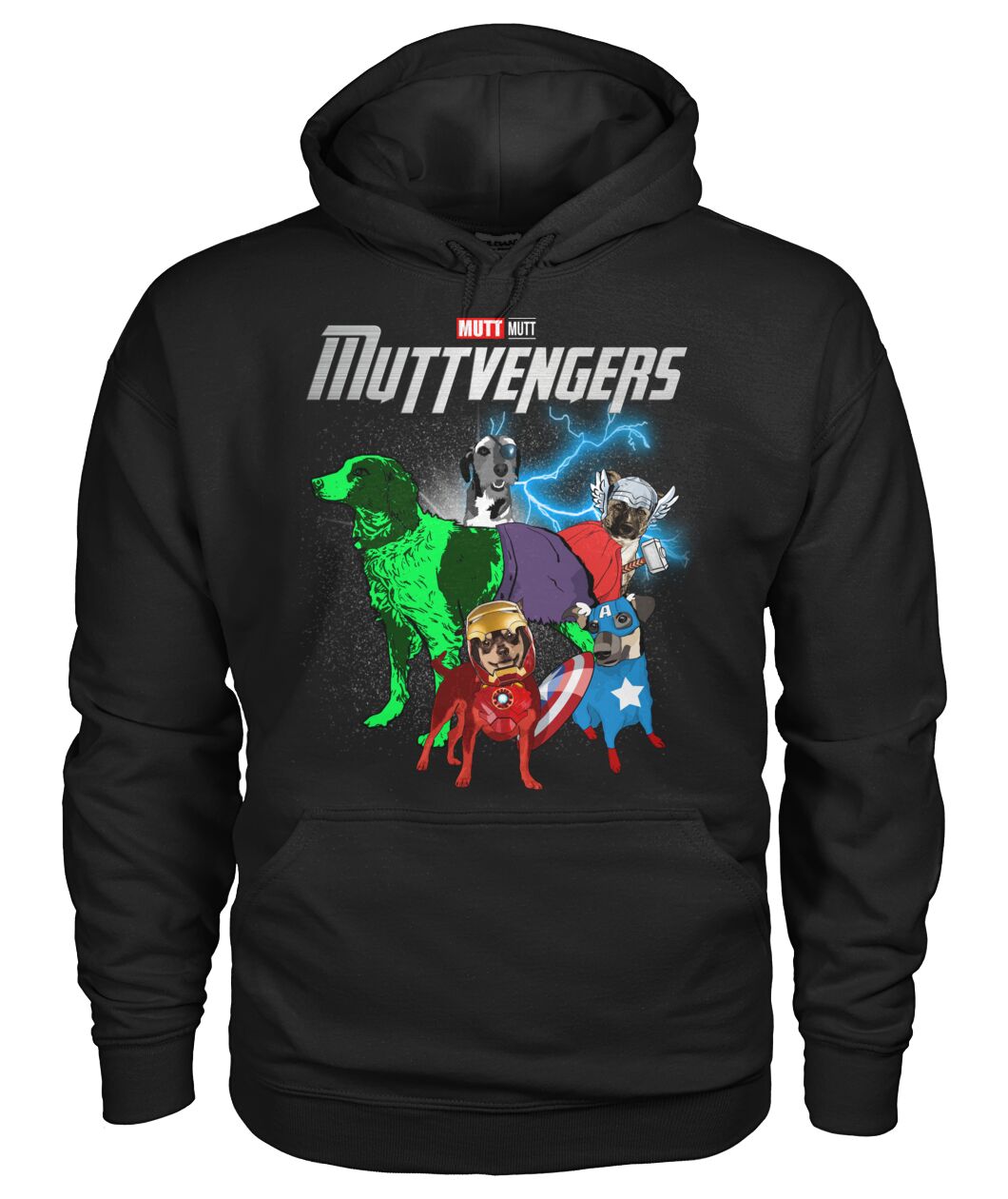 Muttvengers 3D Hoodie, Shirt 8
