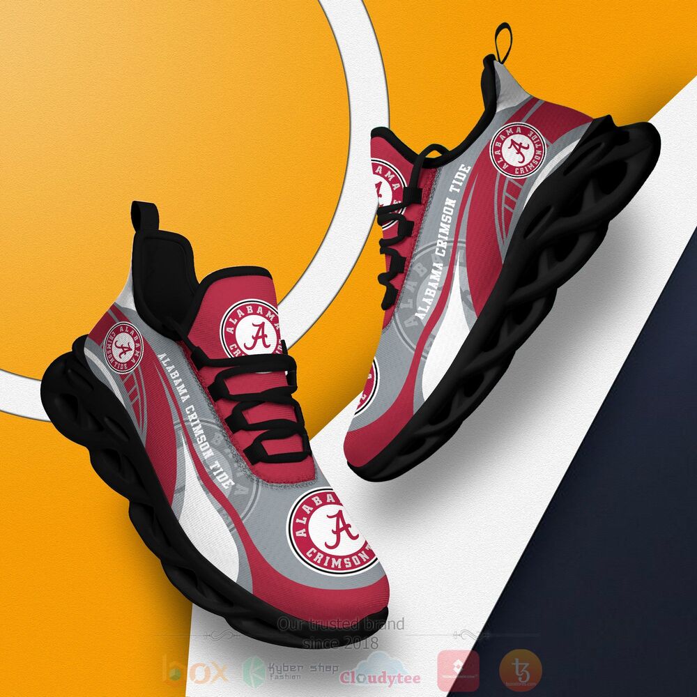 TOP Alabama Crimson Tide NCAA Max Soul Clunky Sneaker Shoes 2