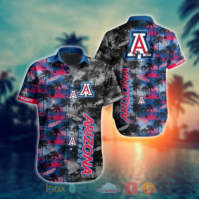 Arizona Wildcats Style NCAA Hawaiian shirt, Short 11