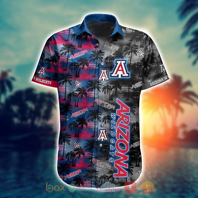 Arizona Wildcats Style NCAA Hawaiian shirt, Short 2