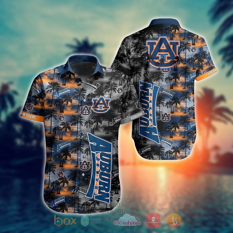 Auburn Tigers Style NCAA Hawaiian shirt, Short 12