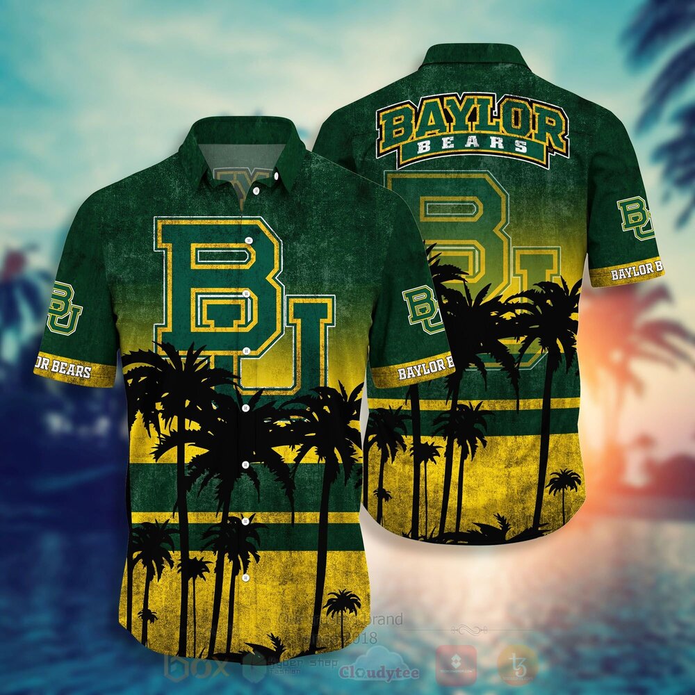 TOP NCAA Baylor Bears football Short Sleeve Hawaiian Shirt, Short 10