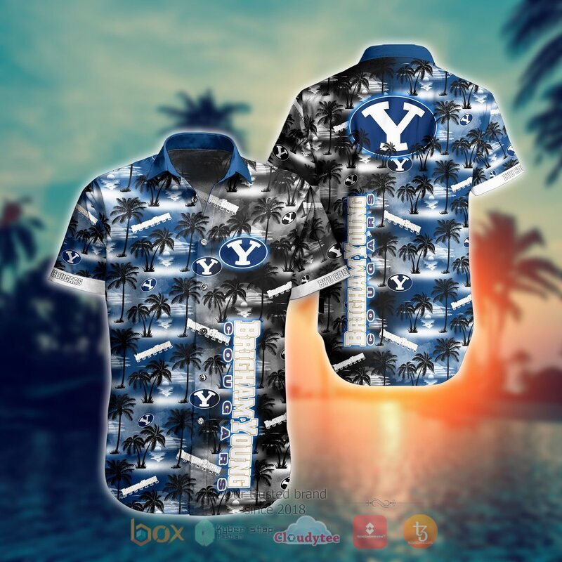 Byu Cougars Style NCAA Hawaiian shirt, Short 10