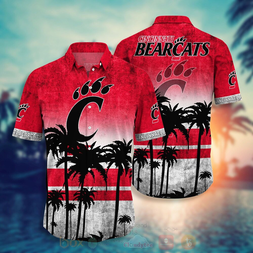 TOP NCAA Cincinnati Bearcats football Short Sleeve Hawaiian Shirt, Short 10