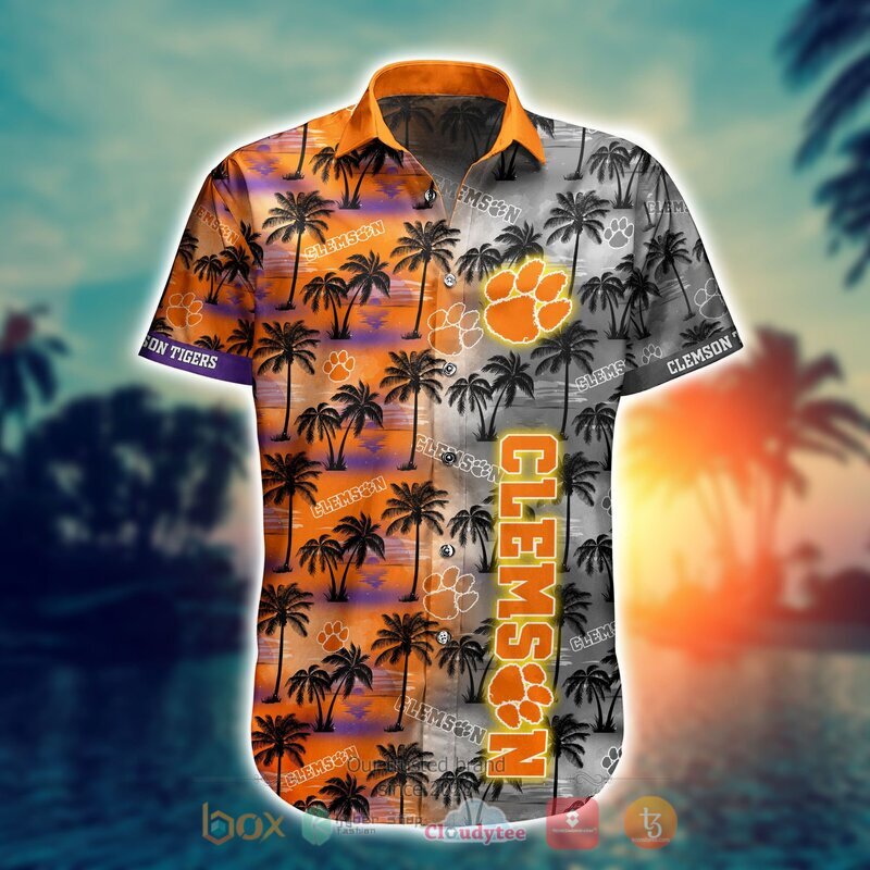 Clemson Tigers Style NCAA Hawaiian shirt, Short 5