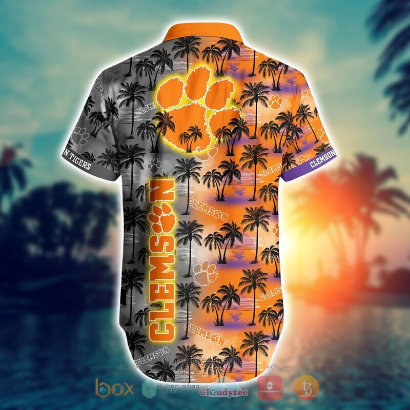Clemson Tigers Style NCAA Hawaiian shirt, Short 3