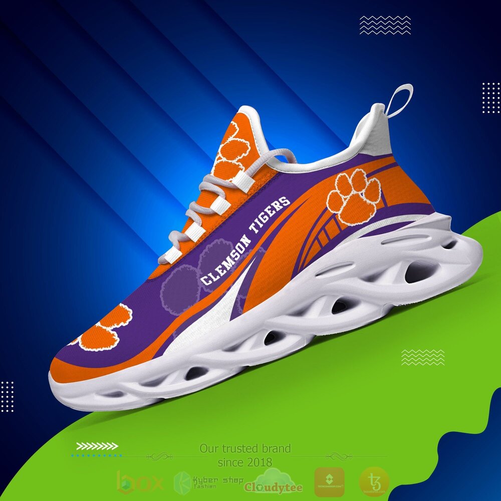 TOP Clemson Tigers NCAA Max Soul Clunky Sneaker Shoes 11