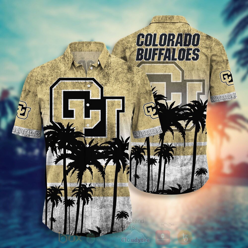 TOP NCAA Colorado Buffaloes football Short Sleeve Hawaiian Shirt, Short 1