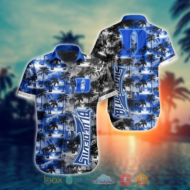 Duke Blue Devils Style NCAA Hawaiian shirt, Short 11